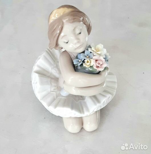 Винтаж: LLadro фарфоровая статуэтка. Балерина