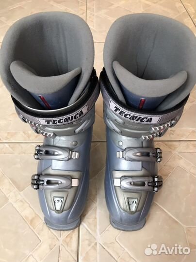 Горные лыжи 150, ботинки 24,5, чехол для лыж 155