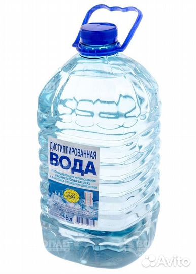 Дистиллированная вода 5 л