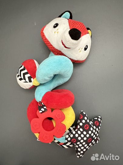 Погремушка подвеска Fisher Price Лисенок
