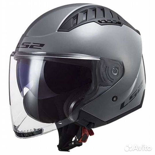 LS2 OF600 Copter II Open Face Helmet Nardo Grey