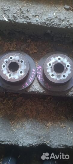 Задние тормозные диски тойота камри 30