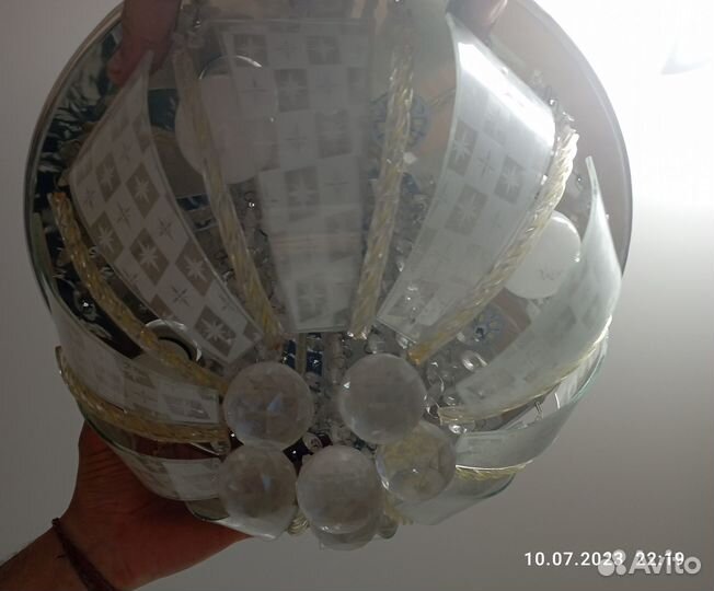 Люстра потолочная бу