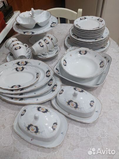 Чайно столовый сервиз на 6персон