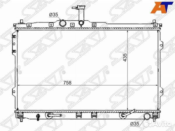 Радиатор hyundai H1, hyundai H1/starex 08, hyundai