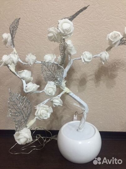 Лампа настольная ручная работа