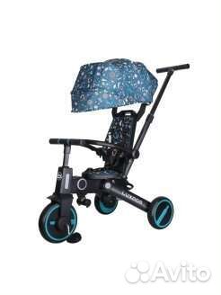 Велосипед детский с ручкой, складной Luxmom 368