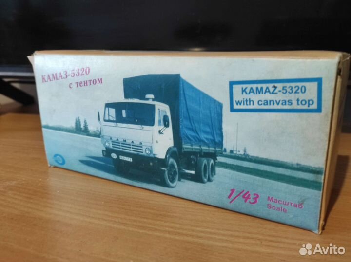 Модель Камаз 5320 c тентом (элекон)