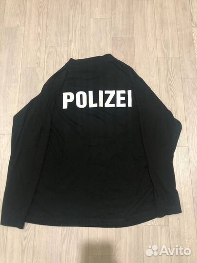 Лонгслив vetements polizei