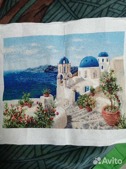 Остатки набора для вышивания крестом риолис