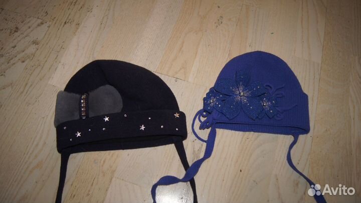 Отличные шапки для девочки на 50-52-53-54