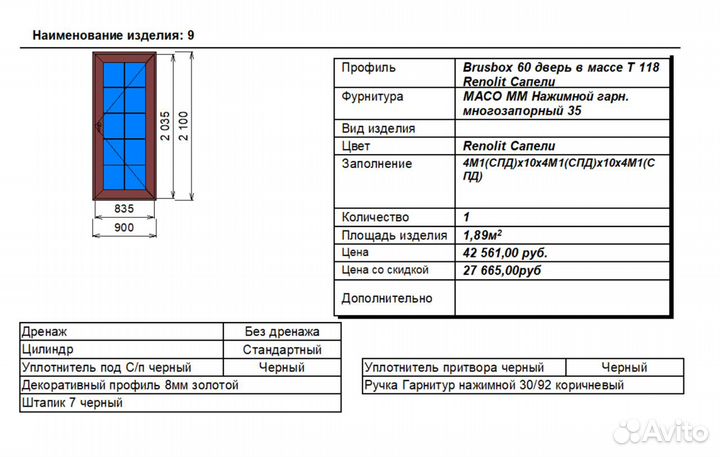 Дверь пластиковая в дом