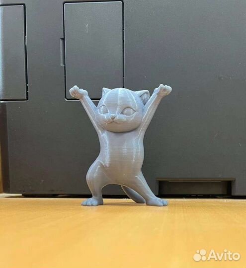 Статуэтка Кот на 3 д принтере