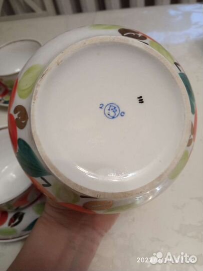 Сервиз чайный фарфор Песочное