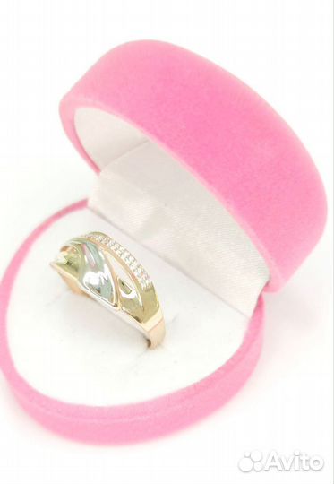 Кольцо золотое 585 (арт 124068) Сп29