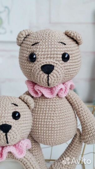 Бэби-бокс мягкая игрушка Мишка погремушка грызунок