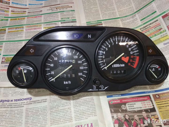 Kawasaki zzr 400 приборка