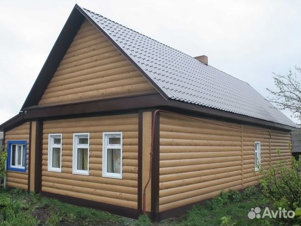 Металлический сайдинг Grand Line Блок-хаус