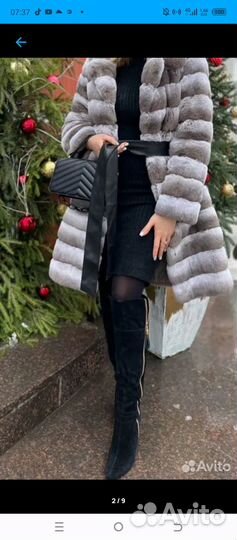 Натуральная шубка кролик рекс р 44