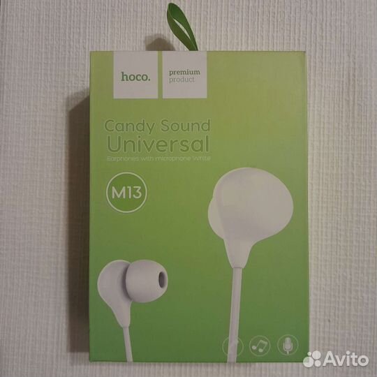 Наушники с микрофоном Hoco M13 Candy Sound