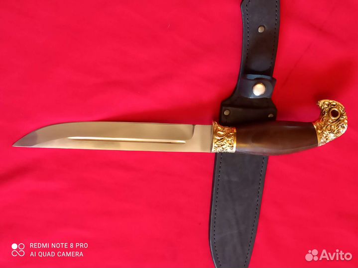 Нож Пластунский Казачий,Ручной работы,сталь Х12мф