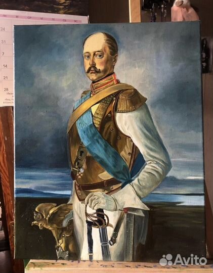 Картина маслом, Николай l,копия