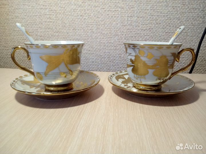 Чайники заварочные, стаканы, чайная пара,сервиз