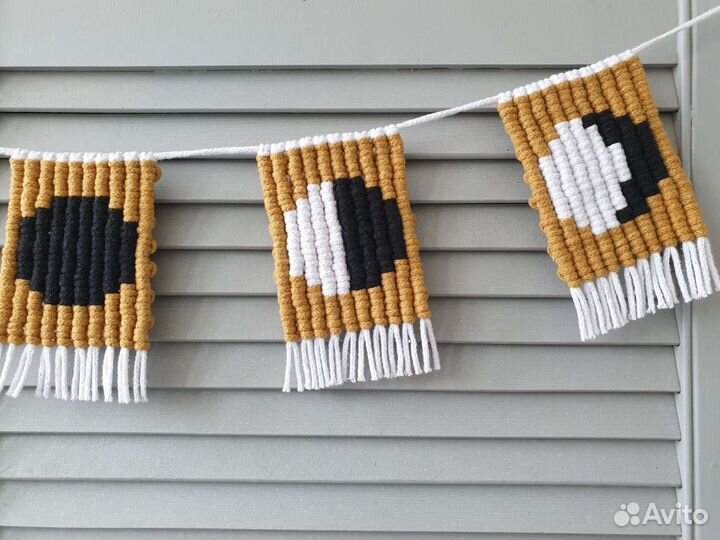 Лунная гирлянда. Макраме