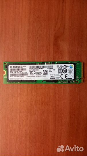 Ssd M2 256gb Samsung/Intel