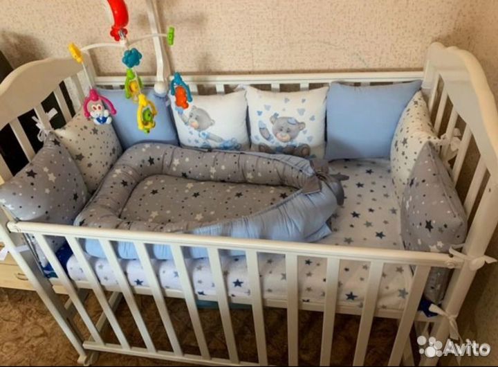 Бортики в детскую кроватку