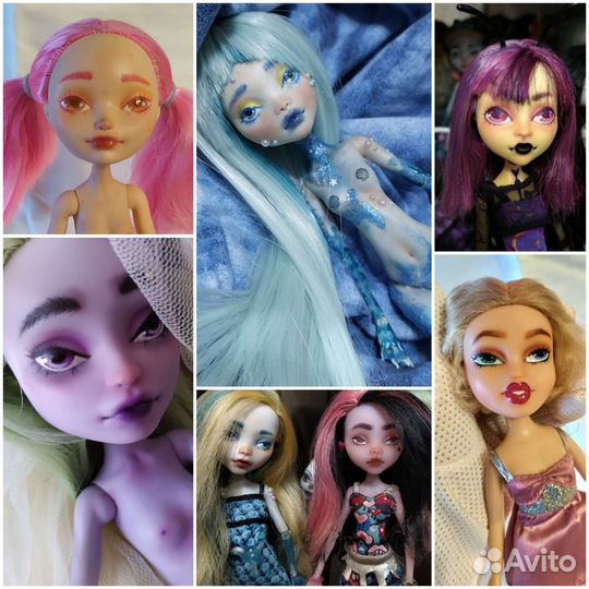 Ооак на куклах monster high, ever after high