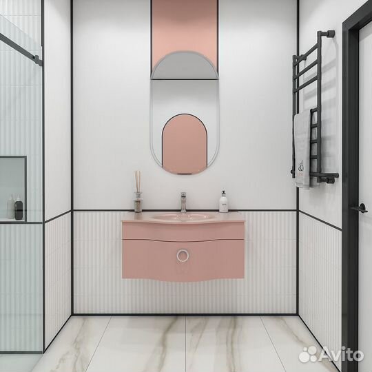 Раковина мебельная caprigo Nokturn 90 бежевый OW15-1313-SF026