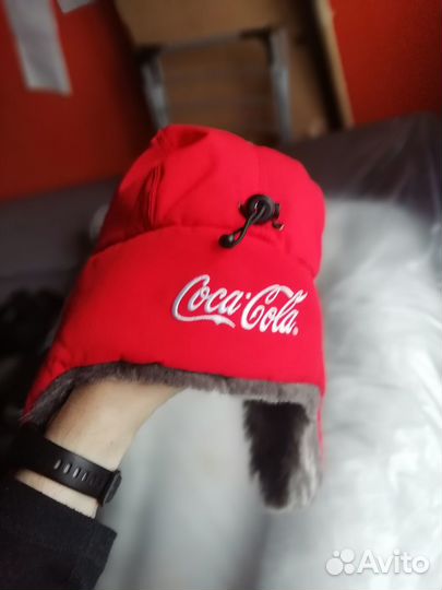 Шапка ушанка Coca Cola Limited Edition Оригинал