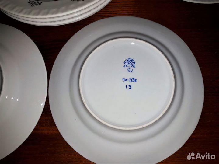 Тарелки Фарфор с позолотой СССР