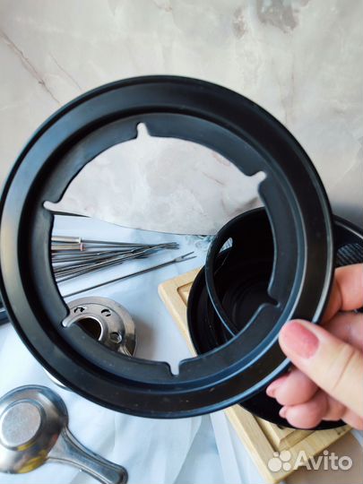 Фондюшница походная для сыра и шоколада из нержав