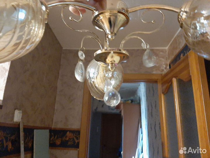 Люстра потолочная бу