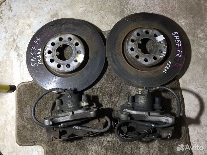 Комплект передних тормозов VAG 312 mm Audi, Skoda
