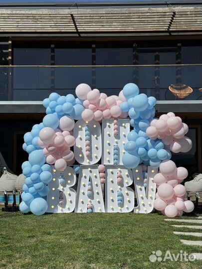 Светящиеся буквы OH baby