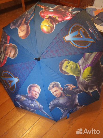 Зонт трость огромный Марвел Marvel