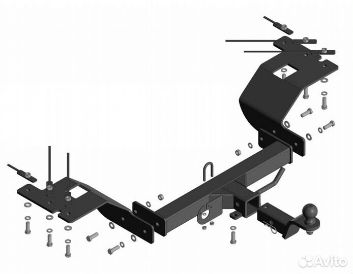 Фаркоп Honda CR-V2 црв 2 с быстросъемным шаром