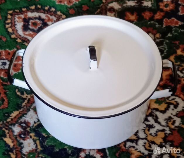 Посуда кухонная эмалированная СССР