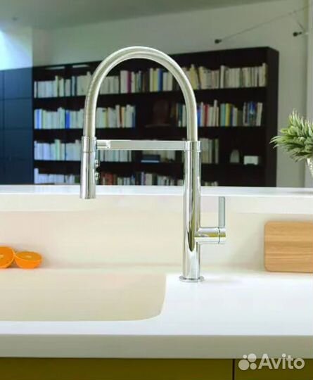 Смеситель jacob delafon spirale с вытяжным изливом