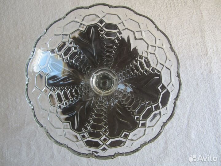 Вазы2 на Ножке Г.Х.З Стекло СССР