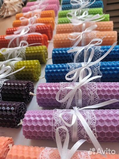 Набор свечей из вощины