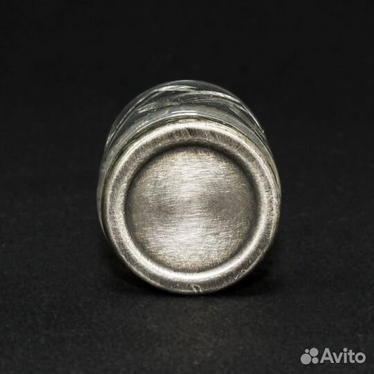 Набор Стопки 5 шт, стекло, дно мельхиор, размер 5