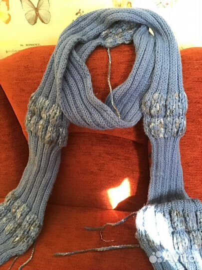 Шарф вязанный