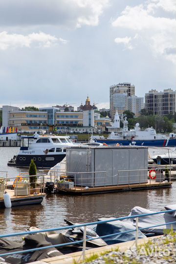 Хаусбот (дом на воде мини) для бизнеса