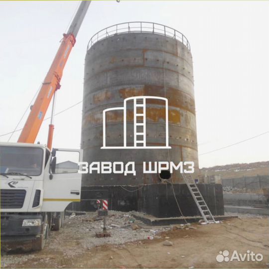 Резервуар вертикальный стальной 700 кубов