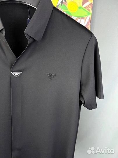 Футболка поло мужское prada