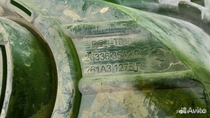 Накладка бампера левая для Renault Logan 2